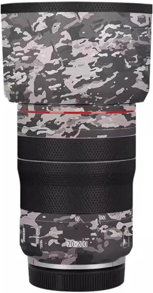 Camera Lens Body Sticker for Canon RF 70-200mm F4 L is USM Vinyl Wrap Film Skin Anti-Scratch Decorative Decal Protector Coat 70-200 4(Field Camouflage)