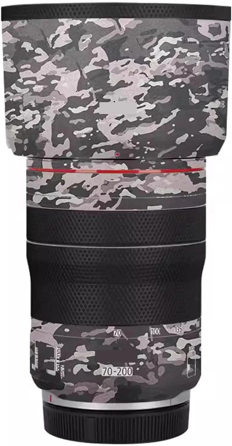 Camera Lens Body Sticker for Canon RF 70-200mm F4 L is USM Vinyl Wrap Film Skin Anti-Scratch Decorative Decal Protector Coat 70-200 4(Field Camouflage)