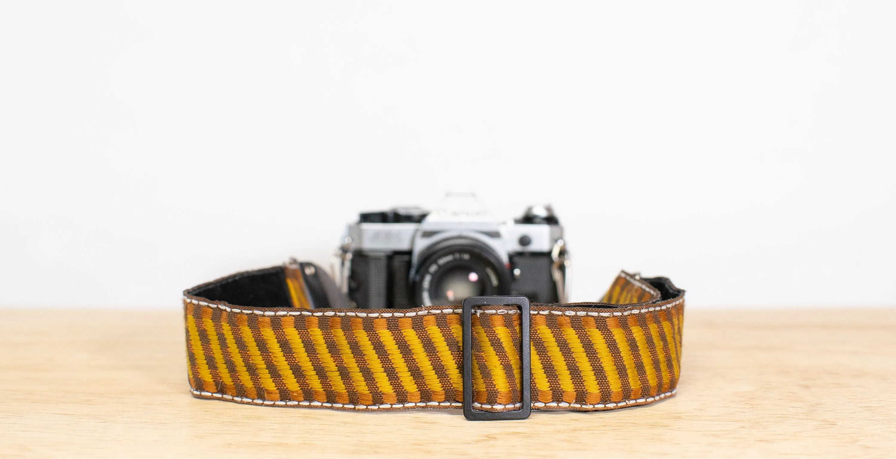 Camera Strap - Orange, Yellow, and Brown