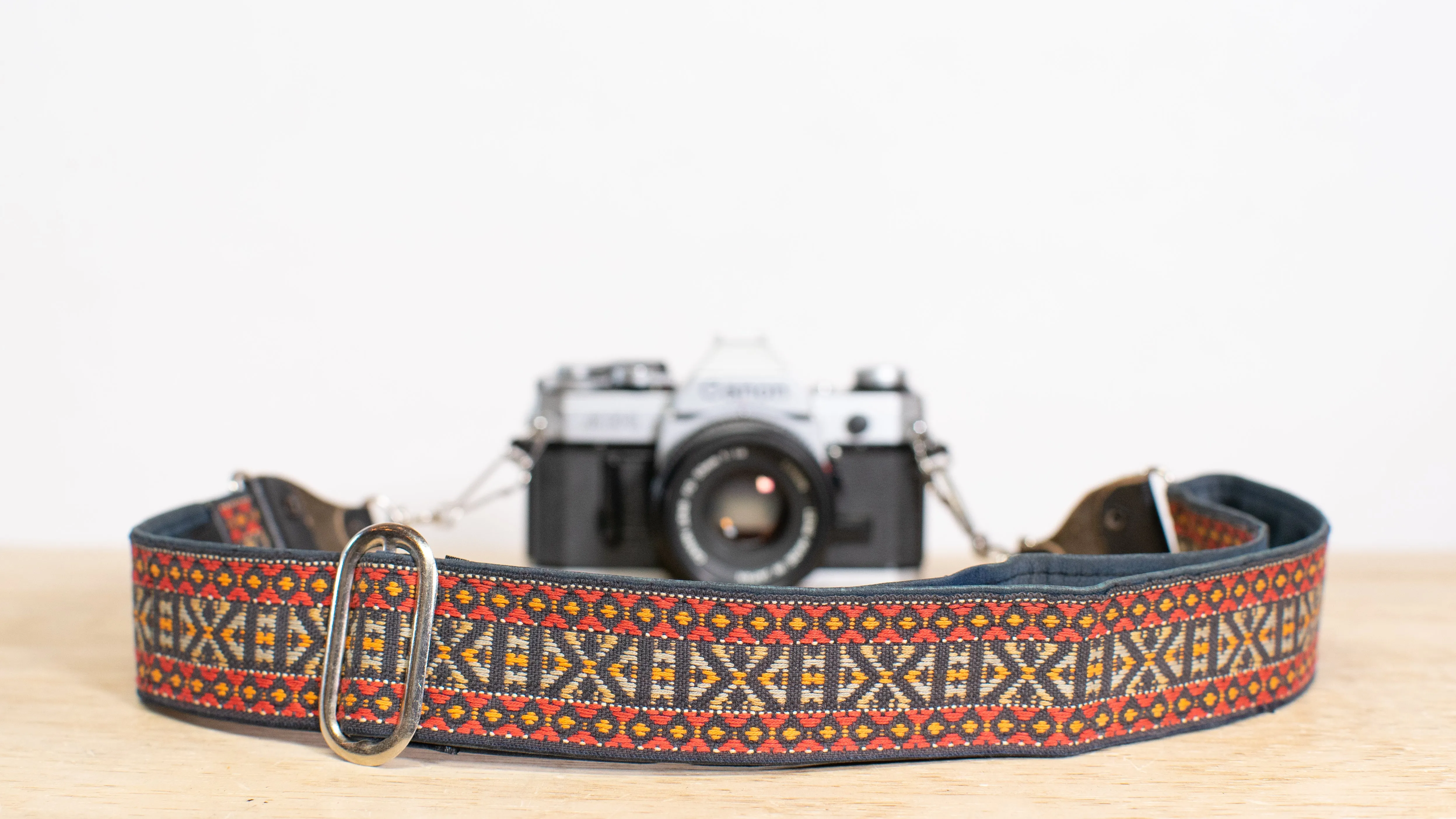 Camera Strap - Red and Orange