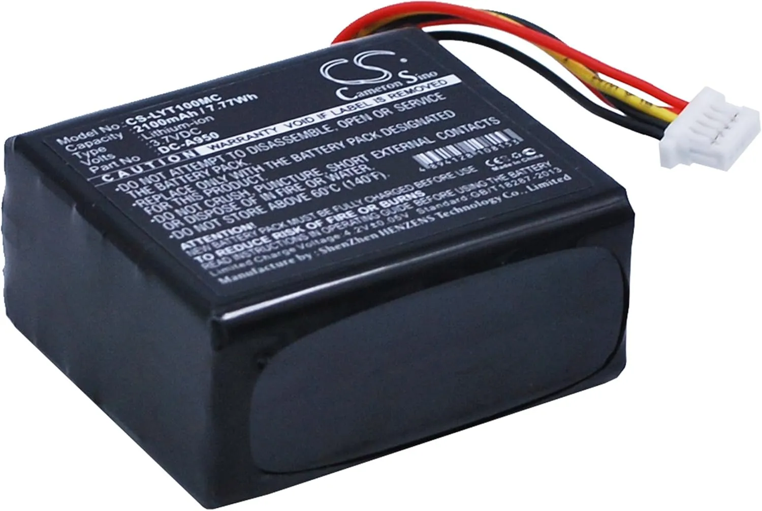 Cameron Sino Battery for LYTRO Illum A1, Illum F1 PN:LYTRO DC-A950 2100mAh / 7.77Wh