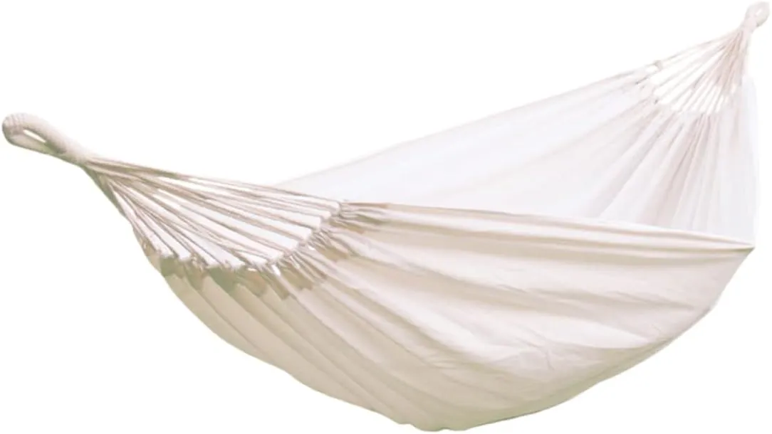 Camping Hammock 200x80cm Canvas Swing Hammock Outdoor Hanging Chair Strong Rope Washable Fade Resistant