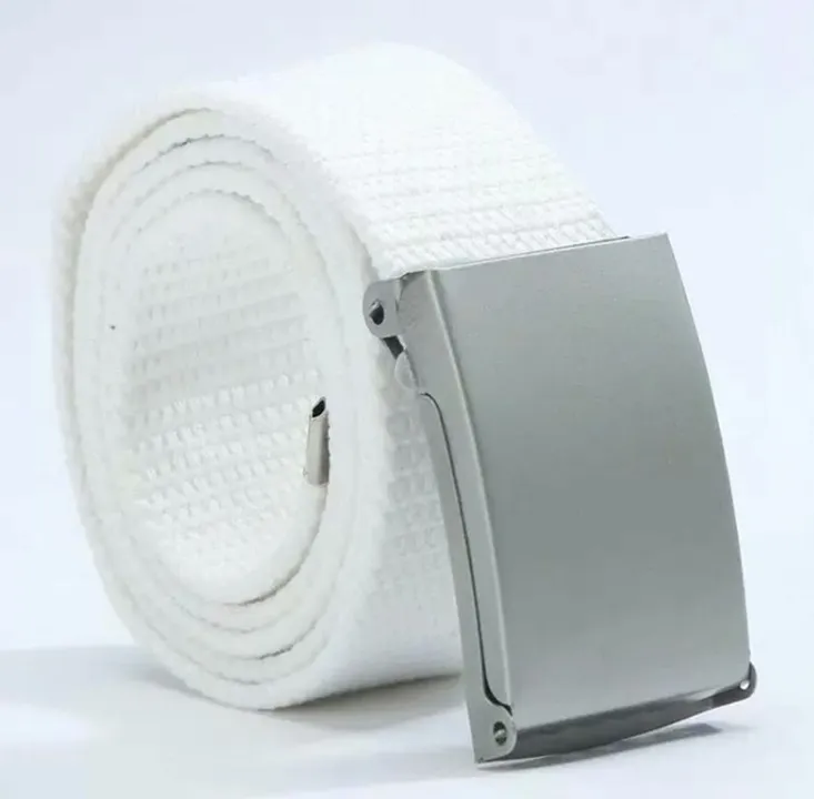 Candy-Colored Canvas Belts for Men