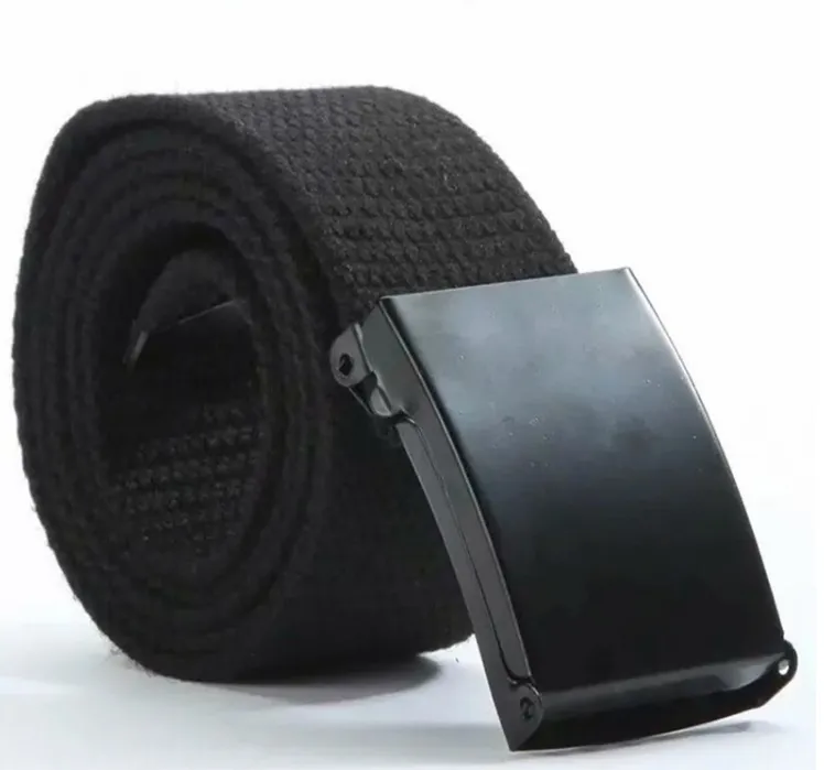 Candy-Colored Canvas Belts for Men