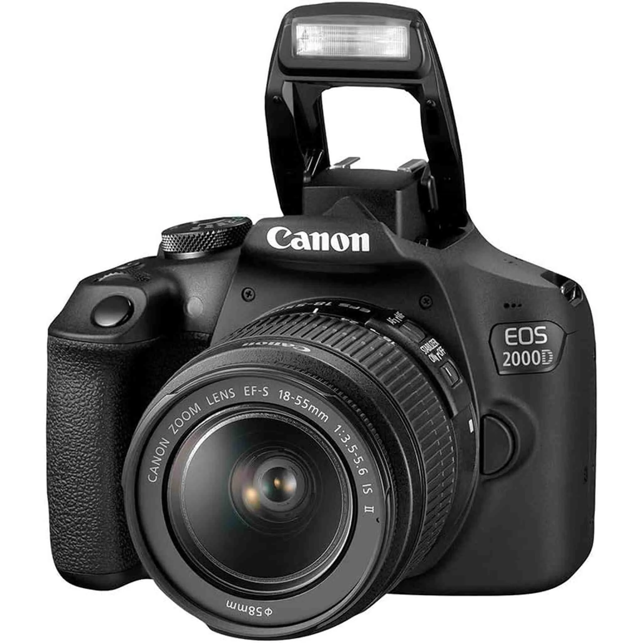 Canon EOS 2000D DSLR Camera w/EF-S 18-55mm f/3.5-5.6 IS II Lens