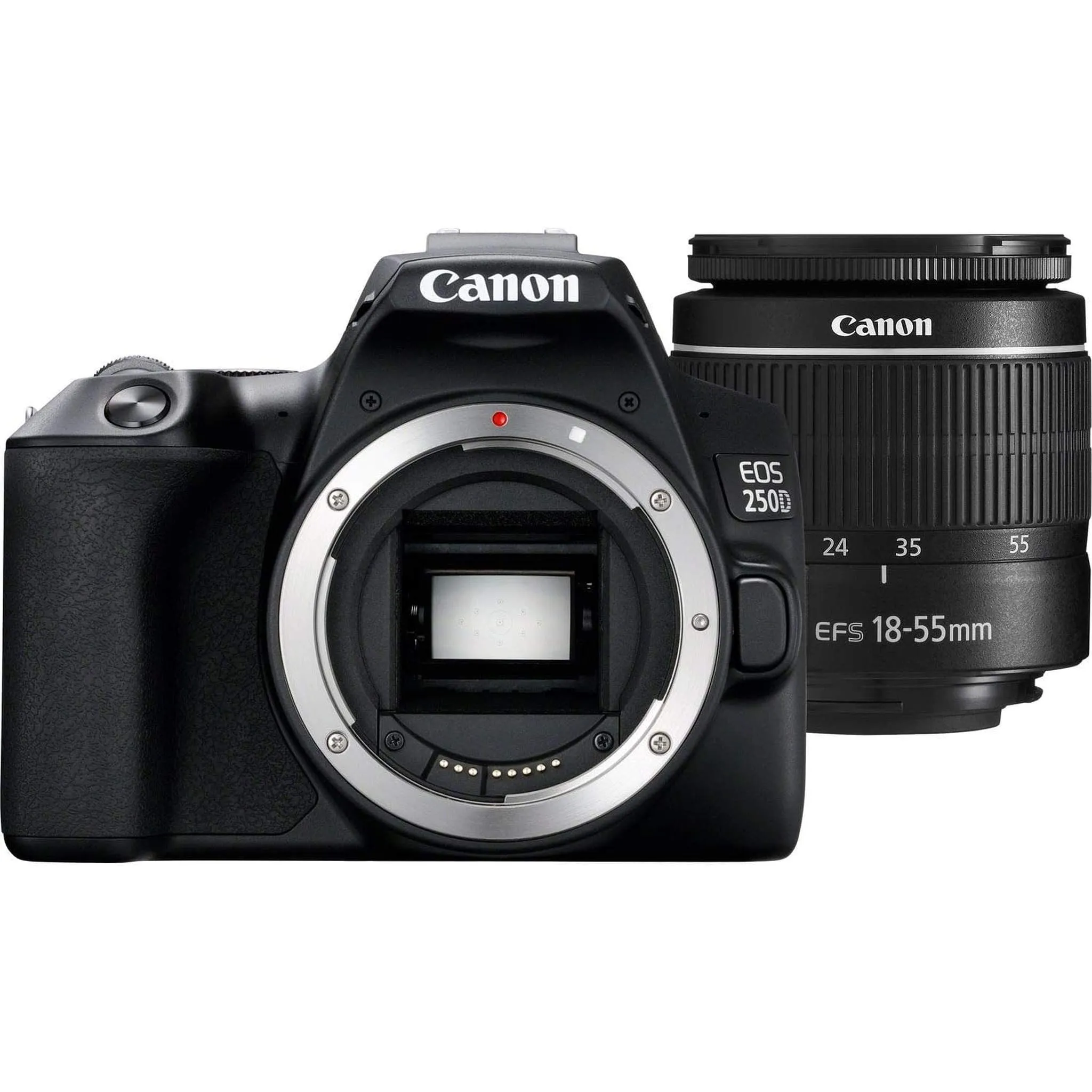 Canon EOS 250D DSLR Camera with 18-55mm Lens (Black) (3453C002)    EOS Bag    Sandisk Ultra 64GB Card   Cleaning Set And More (International Model)