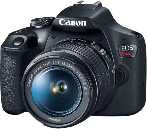 Canon EOS Rebel T7 DSLR Camera with 18-55mm Lens | Built-in Wi-Fi | 24.1 MP CMOS Sensor | DIGIC 4  Image Processor and Full HD Videos