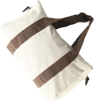 Canvas Wide Mouth Tool Bag, High Bearing Capacity Hardware Storage Handbag Gray, Large Capacity, Easy to Carry, Extended Open Design, Ideal for Electricians, Plumbers, Mechanics