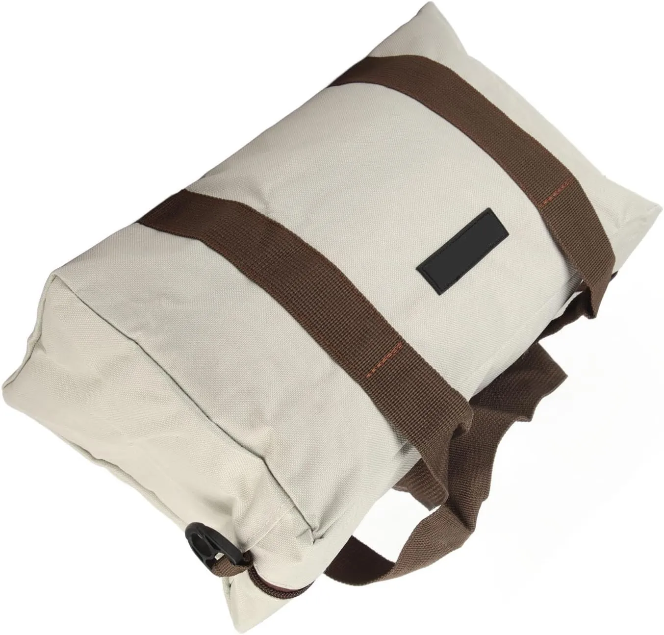Canvas Wide Mouth Tool Bag, High Bearing Capacity Hardware Storage Handbag Gray, Large Capacity, Easy to Carry, Extended Open Design, Ideal for Electricians, Plumbers, Mechanics