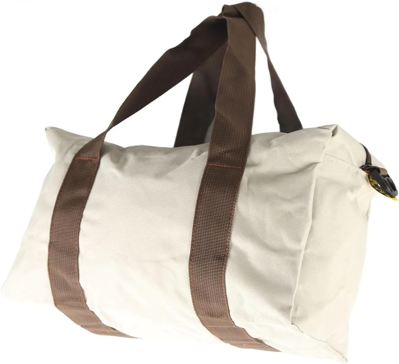 Canvas Wide Mouth Tool Bag, High Bearing Capacity Hardware Storage Handbag Gray, Large Capacity, Easy to Carry, Extended Open Design, Ideal for Electricians, Plumbers, Mechanics