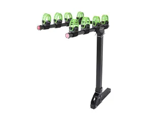 Car Rack - 4 Bike Hanging Carrier, Hitch Mount, 60kg max, Steel, Foldable