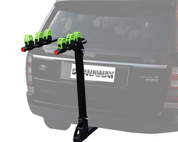 Car Rack - 4 Bike Hanging Carrier, Hitch Mount, 60kg max, Steel, Foldable