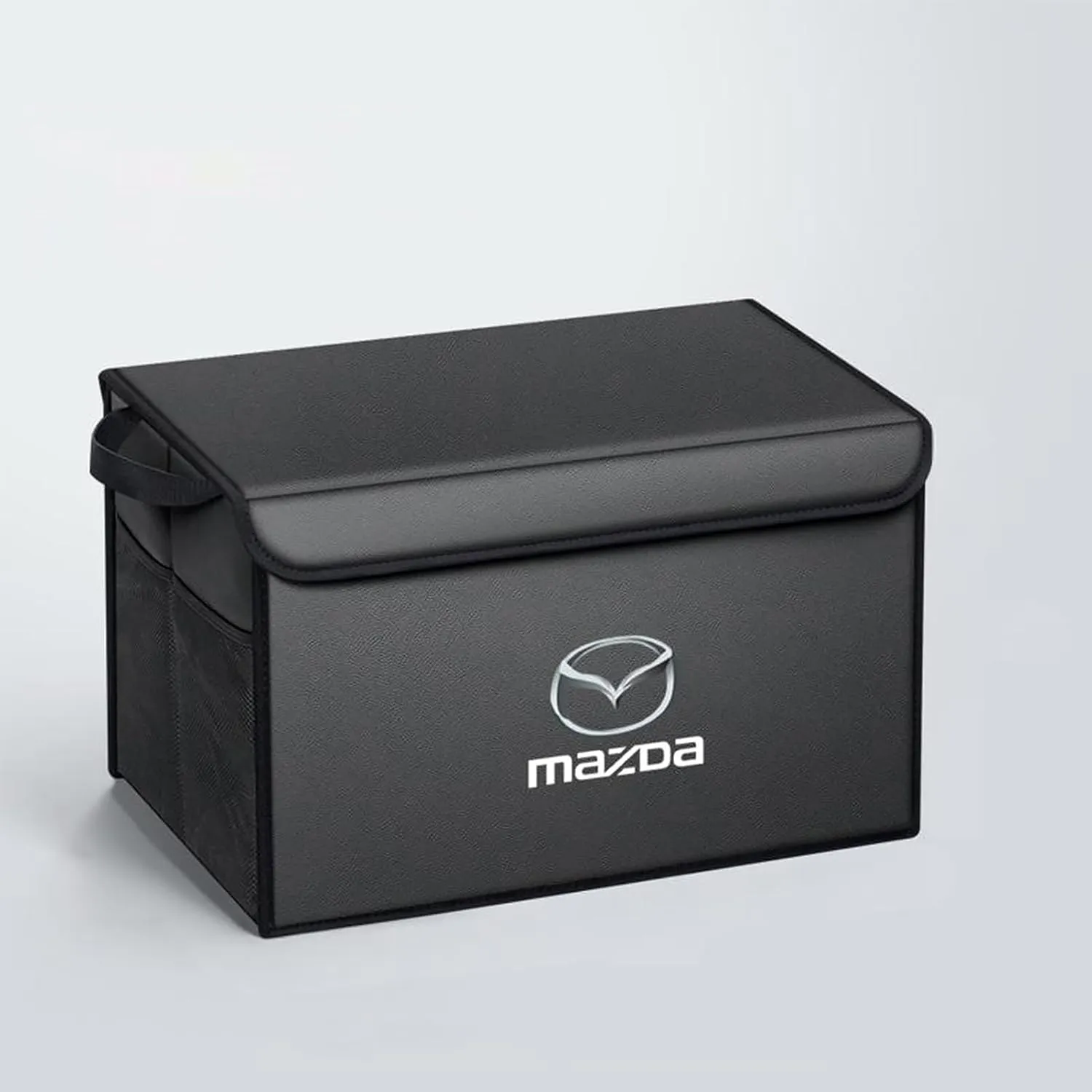 Car Trunk Organizer for Mazda 2 DJ 2nd Facelift 2023 - Thickened Car Boot Tidy Storage Box Tailor-made Lidded Storage Bins for Home Car Outdoor Camping Travel,B