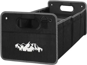Car Trunk Organizer for Subaru Outback Crosstrek Forester Ascent Impreza WRX Legacy Accessories, Car Trunk SUV Accessories for Men & Women, 600D Oxford Polyester Trunk Storage Organizer Box (WHITE)