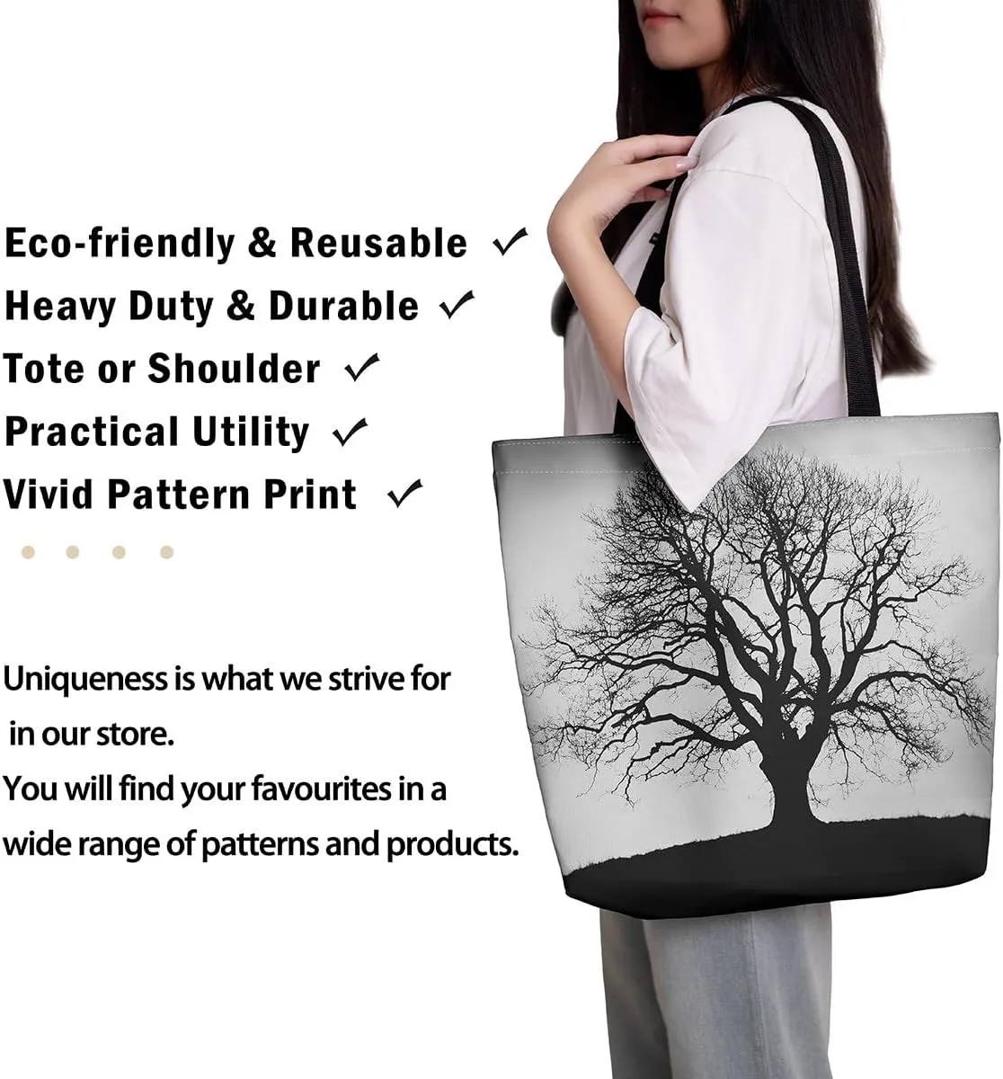 Cardinal Bird Canvas Tote Bag,Red Sparrows Tote Bag,Cheetah Shopping Grocery Bags,Tropical Plant Shoulder Bag