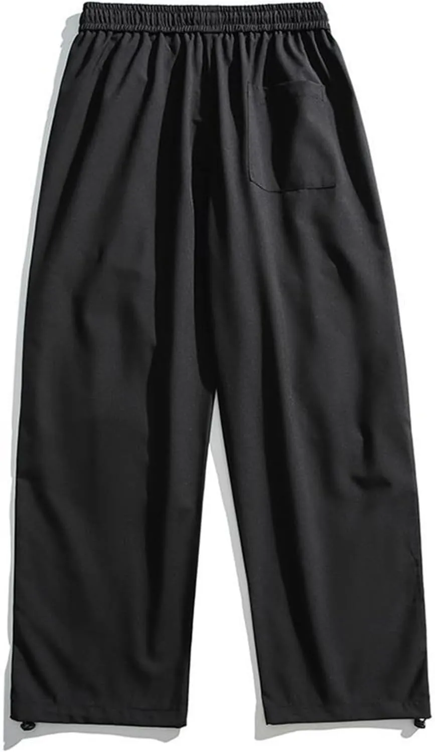 Cargo Pants Men Outdoor Stretch Overalls with Large Pockets Loose Soft Pants Rainproof Mens Big and Tall Cargo Pants