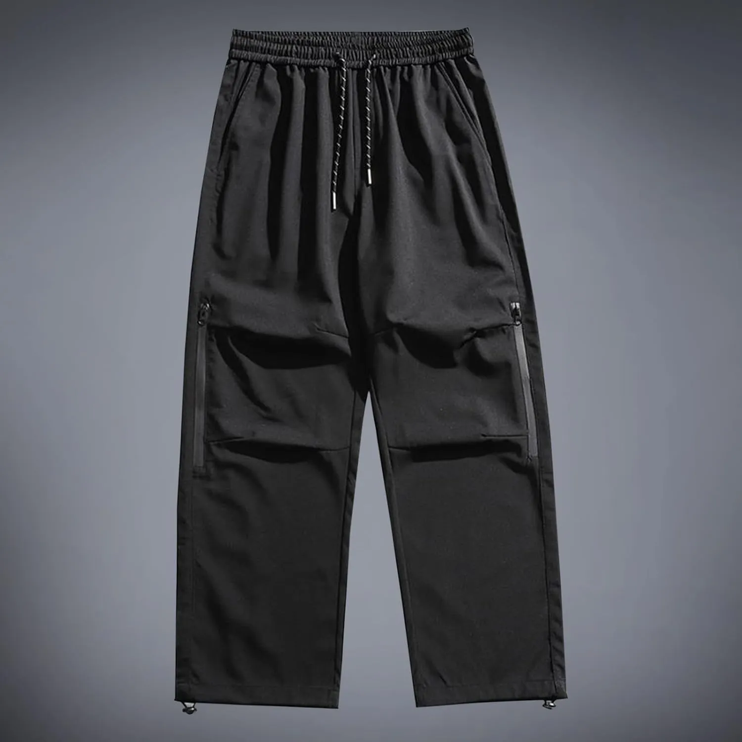 Cargo Pants Men Outdoor Stretch Overalls with Large Pockets Loose Soft Pants Rainproof Mens Big and Tall Cargo Pants