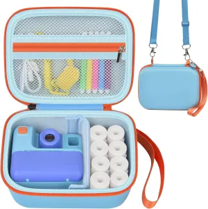 Case Compatible with ESOXOFFORE/for DUDUDRAGON/for LETSHAHA/for GREENKINDER/for Dylanto/for Mgaolo Upgrade Kids Instant Print Camera, Digital Video Cameras Toys Storage Holder Bag (Box Only)