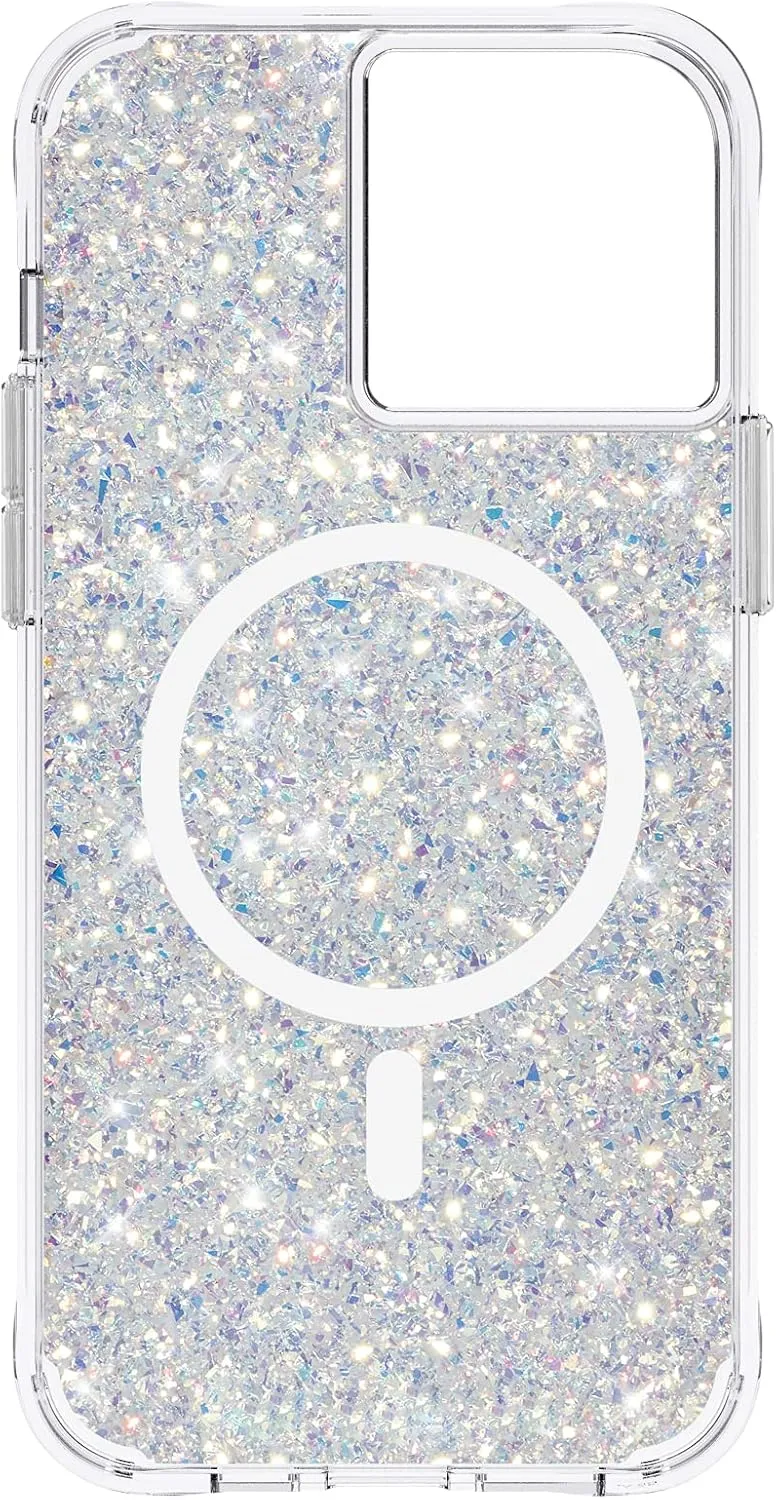 Case-Mate iPhone 13 Pro Max Case for Women [10ft Drop Protection] [Compatible with MagSafe] Twinkle Stardust Phone Case for - Luxury Bling iPhone Case - Shock Absorbing Anti Scratch