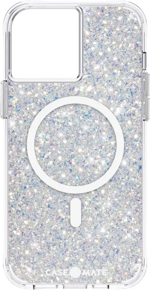 Case-Mate iPhone 13 Pro Max Case for Women [10ft Drop Protection] [Compatible with MagSafe] Twinkle Stardust Phone Case for - Luxury Bling iPhone Case - Shock Absorbing Anti Scratch