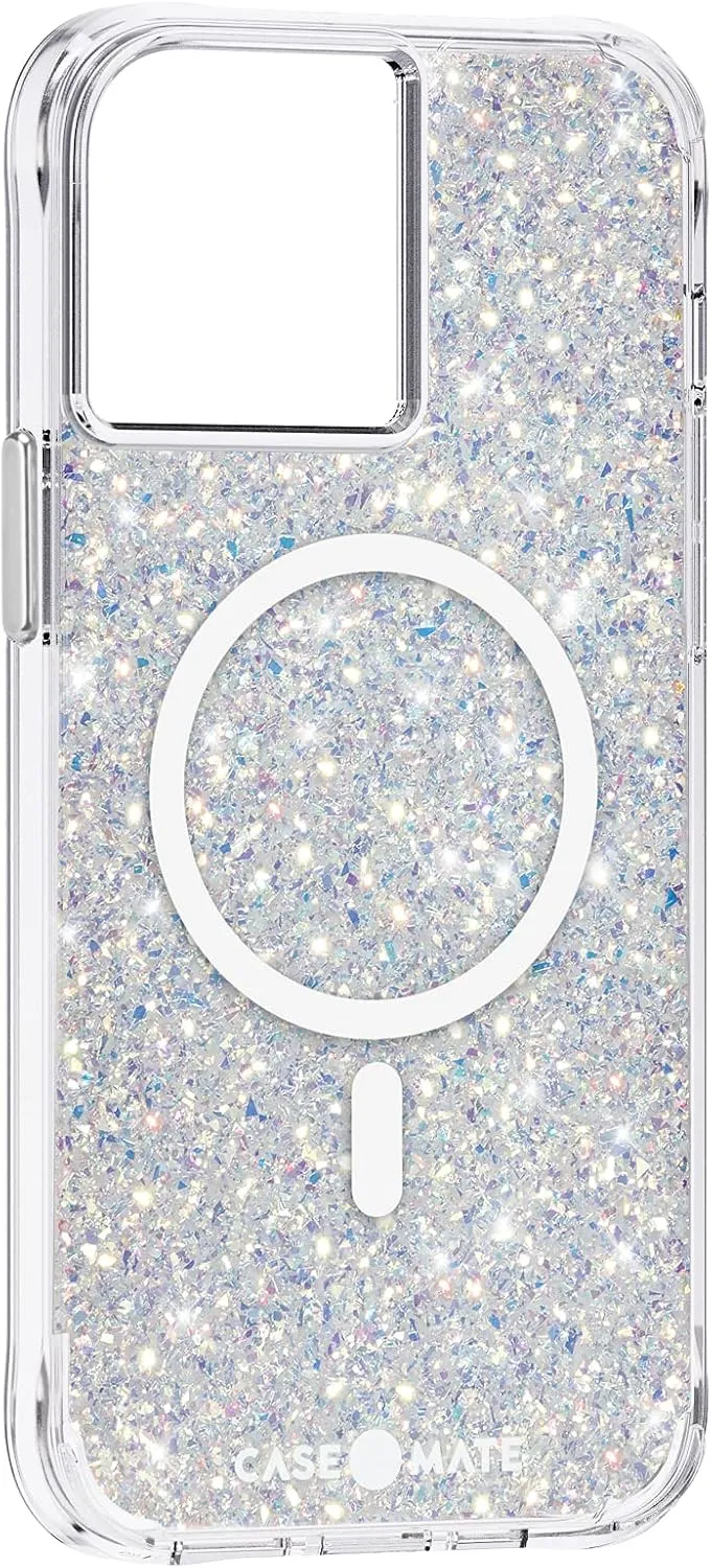 Case-Mate iPhone 13 Pro Max Case for Women [10ft Drop Protection] [Compatible with MagSafe] Twinkle Stardust Phone Case for - Luxury Bling iPhone Case - Shock Absorbing Anti Scratch