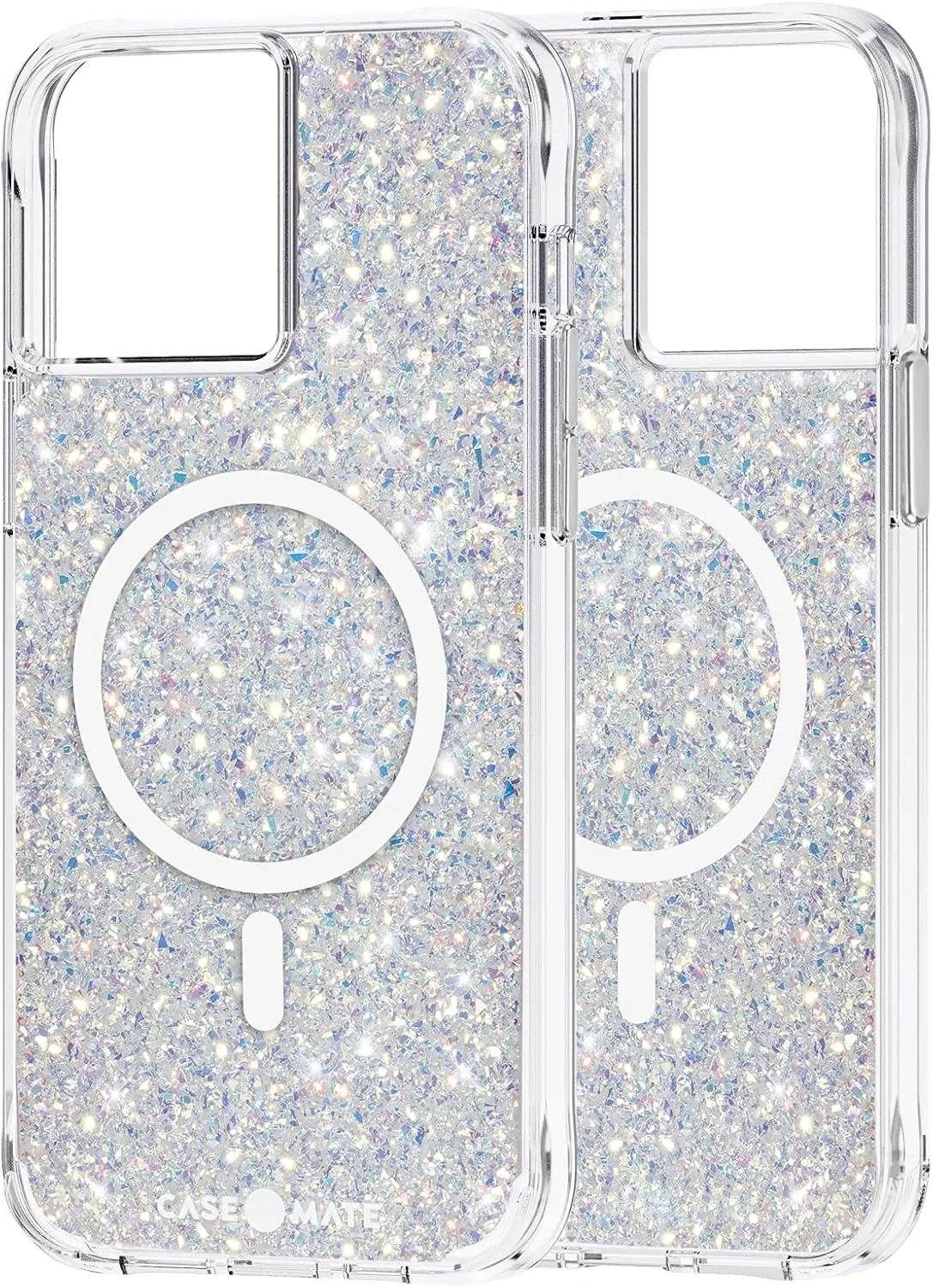 Case-Mate iPhone 13 Pro Max Case for Women [10ft Drop Protection] [Compatible with MagSafe] Twinkle Stardust Phone Case for - Luxury Bling iPhone Case - Shock Absorbing Anti Scratch
