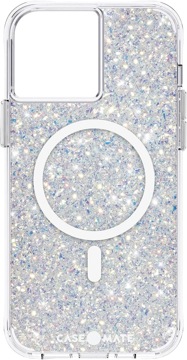 Case-Mate iPhone 13 Pro Max Case for Women [10ft Drop Protection] [Compatible with MagSafe] Twinkle Stardust Phone Case for - Luxury Bling iPhone Case - Shock Absorbing Anti Scratch
