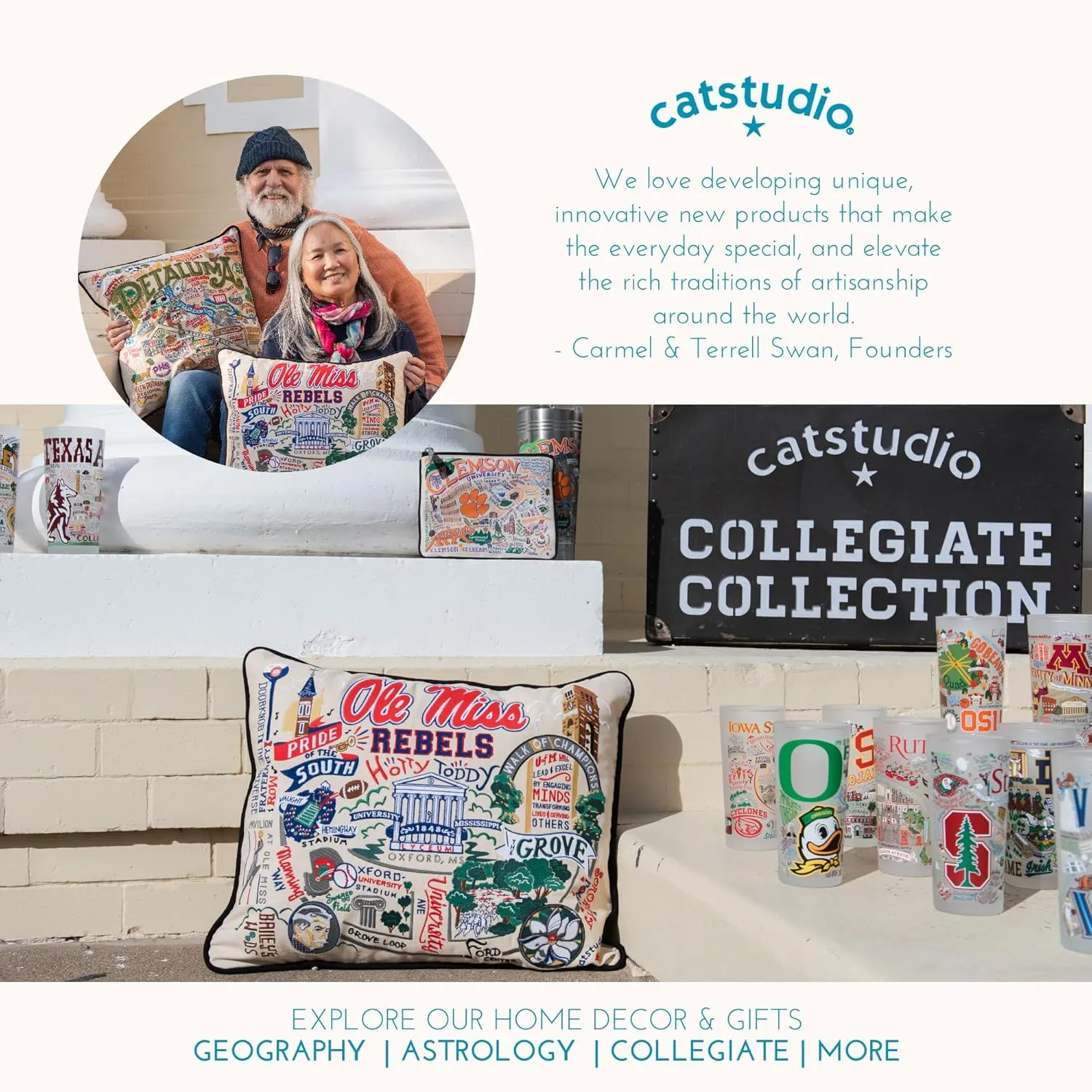 Catstudio Collegiate Zipper Pouch, Texas Christian University Travel Toiletry Bag, Ideal Gift for Alumni, Makeup Bag, Dog Treat Pouch, or Travel Purse