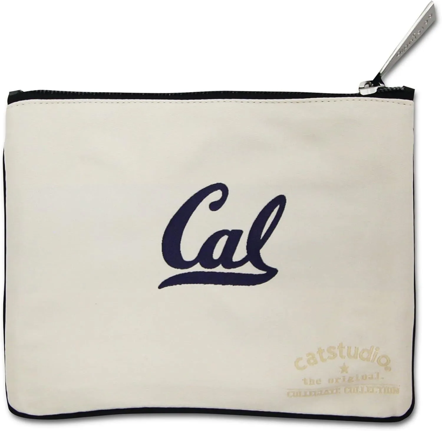 Catstudio Collegiate Zipper Pouch, UC Berkeley Travel Toiletry Bag, Ideal Gift for Alumni, Makeup Bag, Dog Treat Pouch, or Travel Purse
