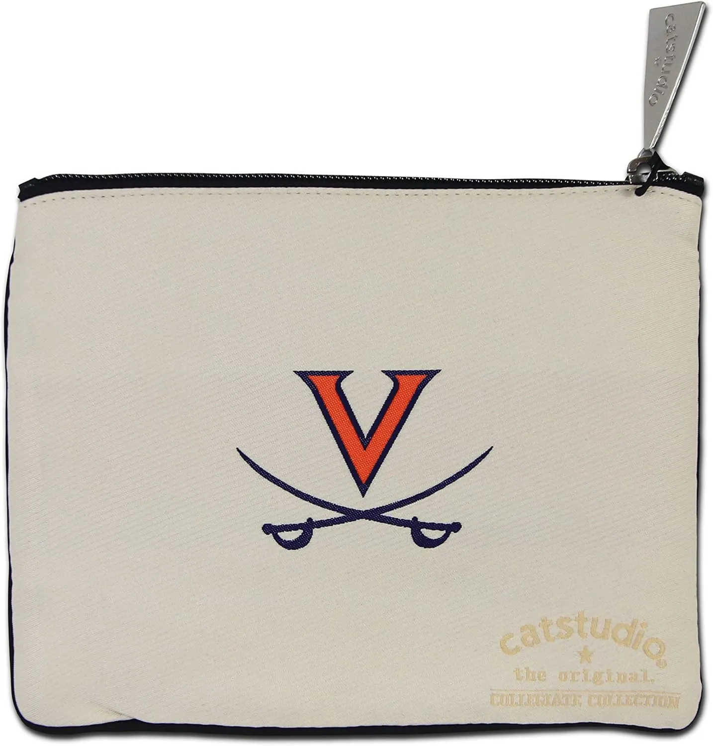 Catstudio University of Virginia Collegiate Zipper Pouch Purse | Holds Your Phone, Coins, Pencils, Makeup, Dog Treats, & Tech Tools