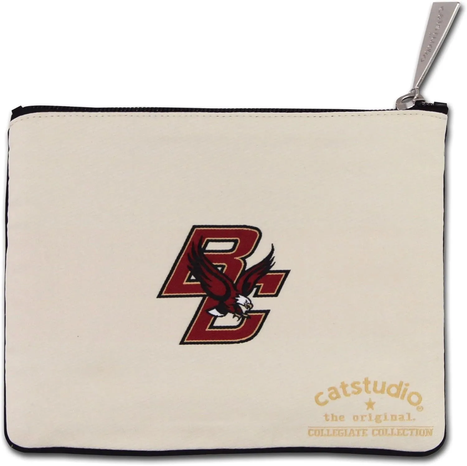 Catstudio Zipper Pouch, Boston College Travel Toiletry Bag, 5 x 7", Ideal Makeup Bag, Dog Treat Pouch, or Purse to Organize Supplies for Grads & Alumni