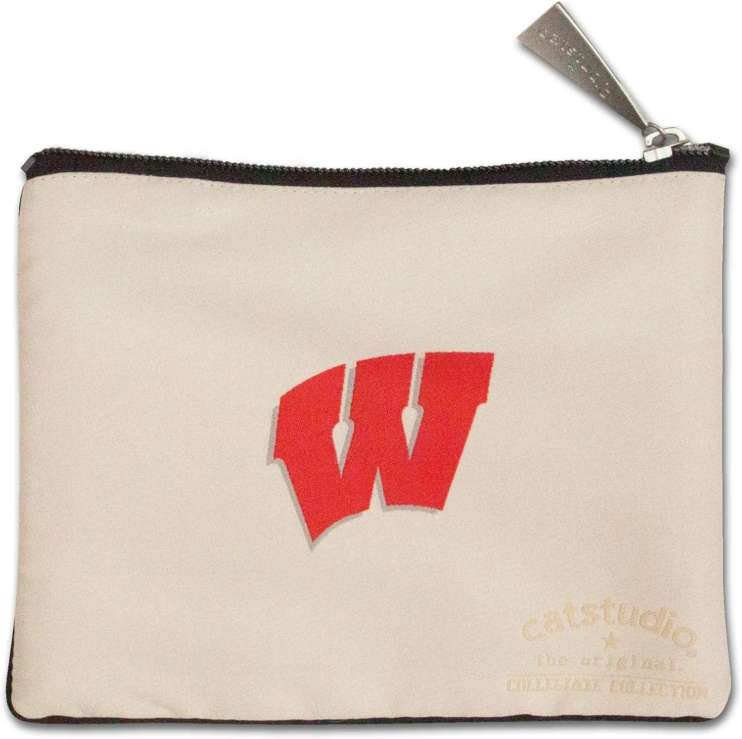 Catstudio Zipper Pouch, University of Wisconsin Travel Toiletry Bag, 5 x 7, Ideal Makeup Bag, Dog Treat Pouch, or Purse to Organize Supplies for Grads & Alumni
