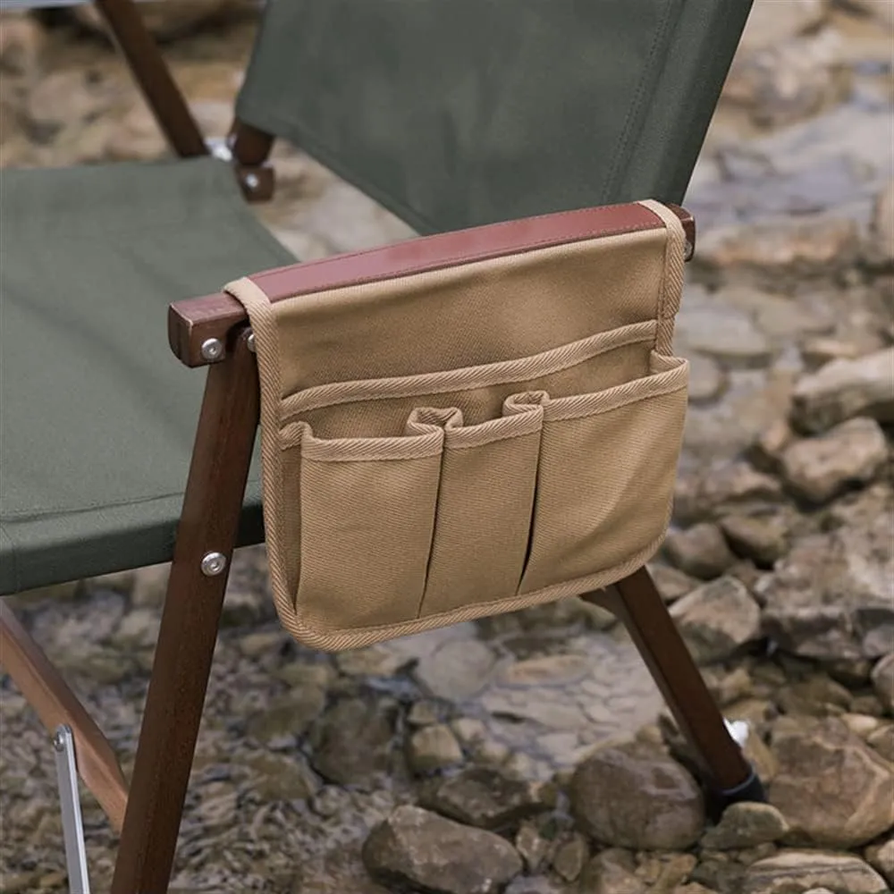 Chair Armrest Side Organizer Bedside Caddy Organizer Wheelchair Side Storage Bag Bedside Remote Holder Water Bottle Cell Phone Holder For Couch Recliner Sofa Wheelchair