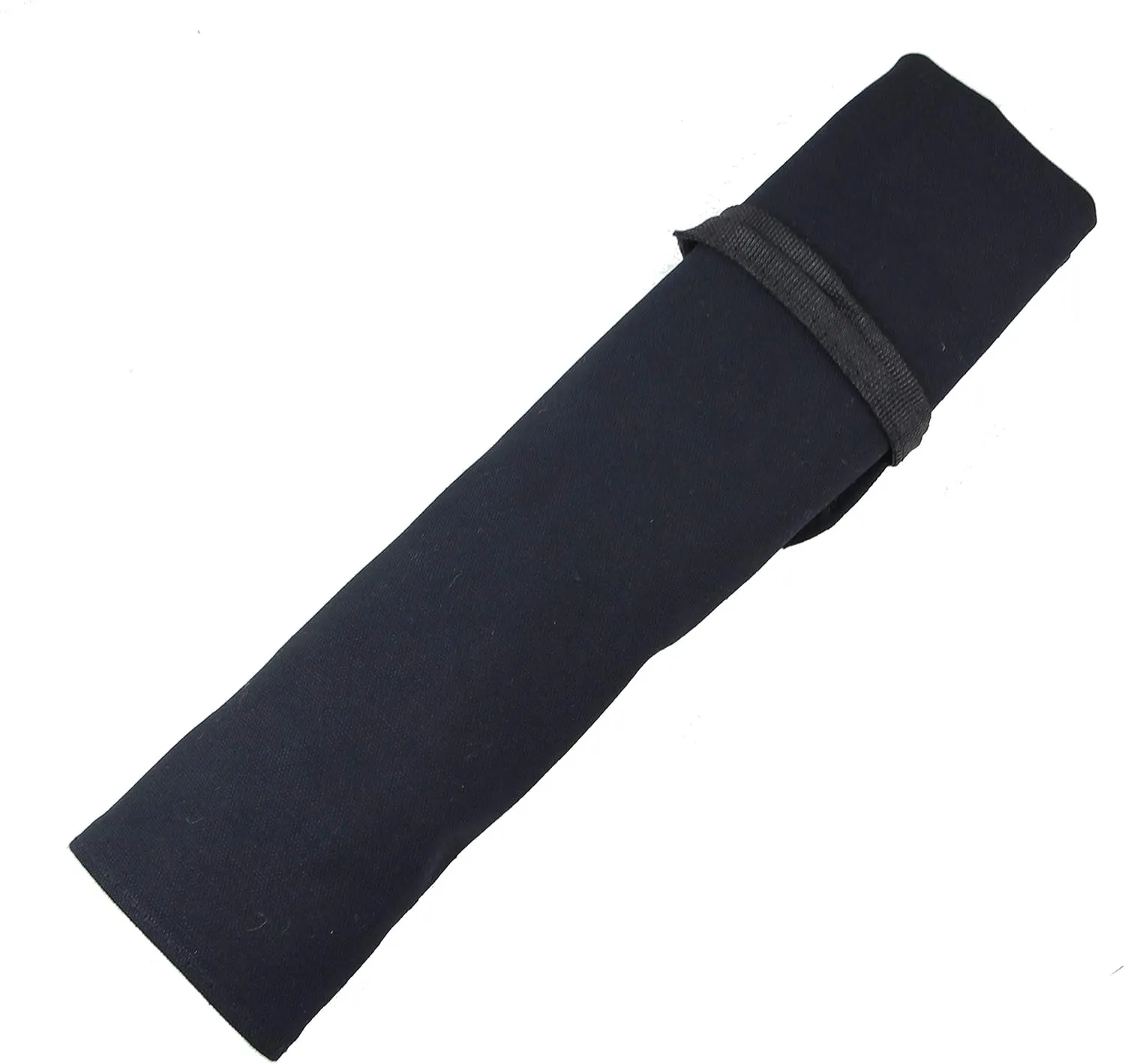 Chef's Knife Roll Up Bag Travel Chef Knife Case Carrier Storage Bag (Black, 5 Slots)