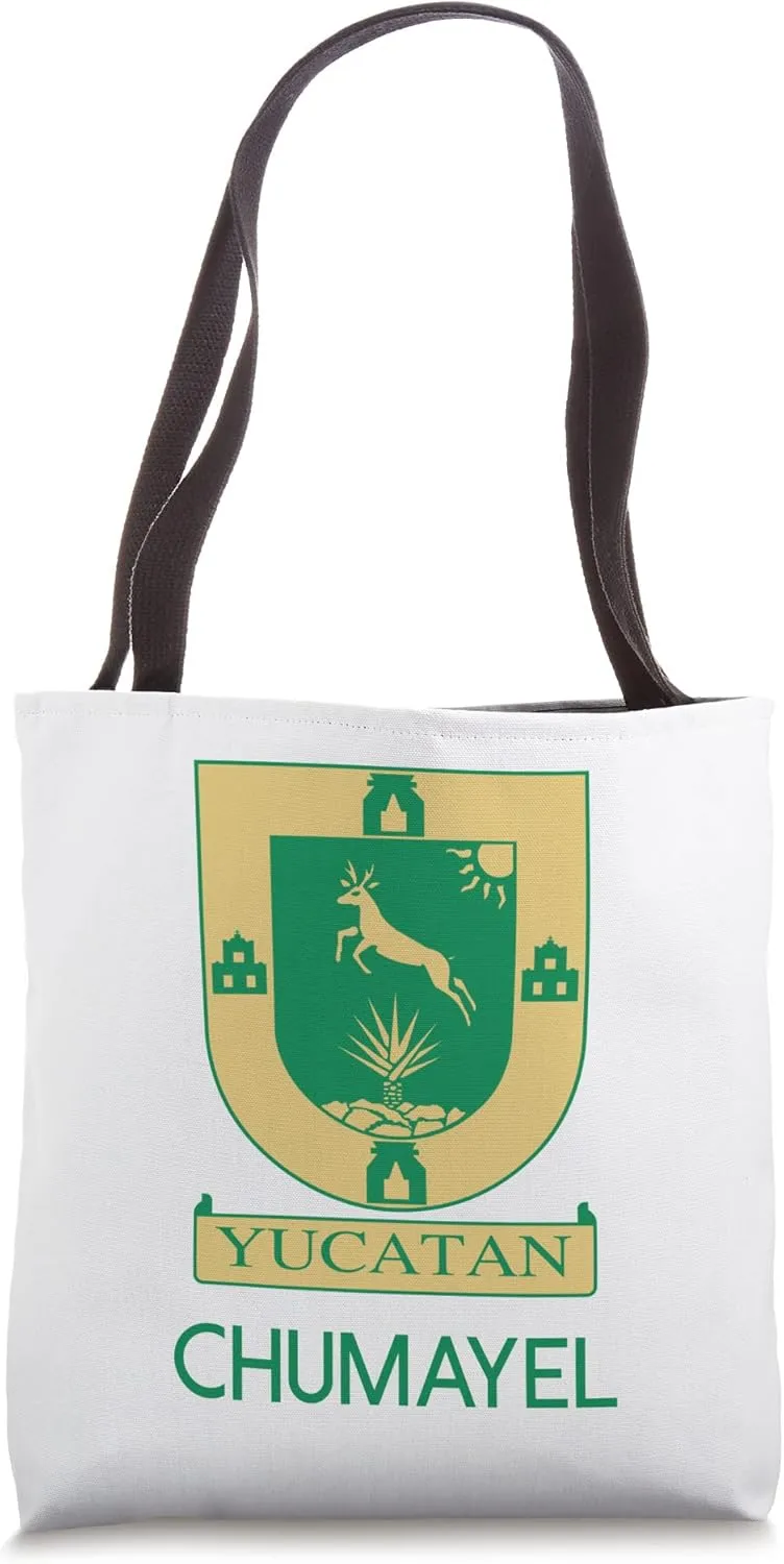 Chumayel Yucatan Estado De Mexico Escudo Eagle Aguila Tote Bag