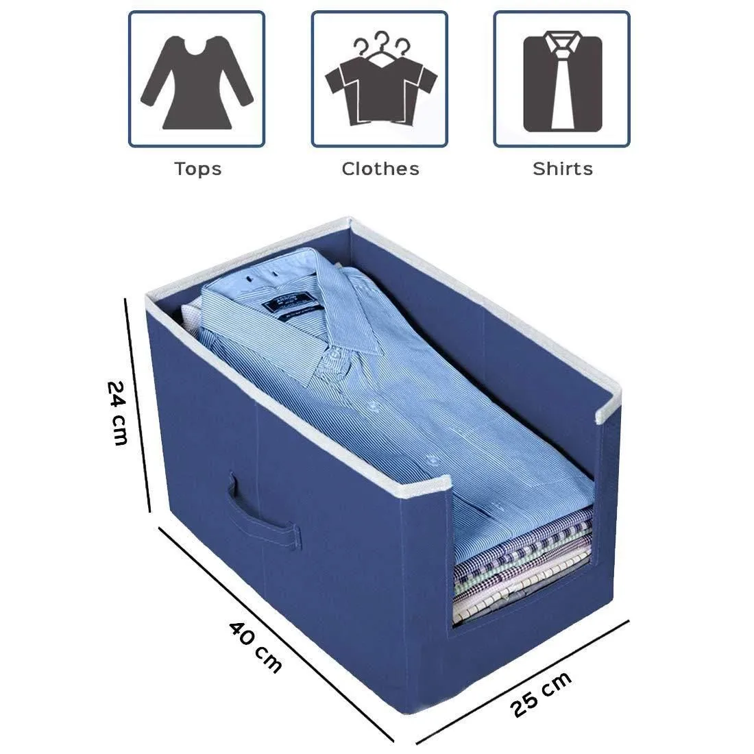 Closet Organizer-Foldable Shirts and Clothing Organizer Stackers(Pack of 6)