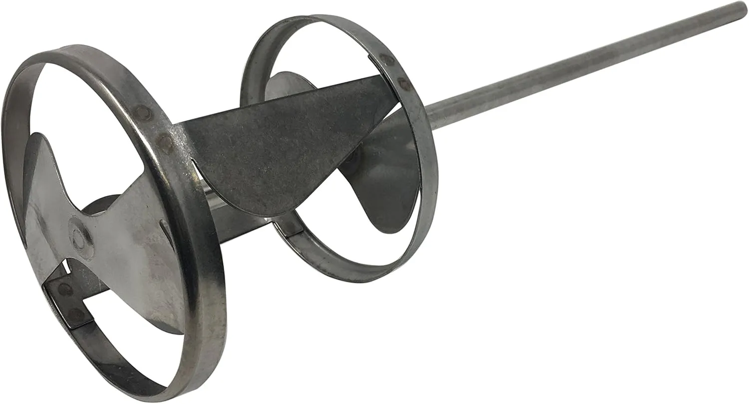 CO. PS-1 1/2" Shaft 5-10 Gallon Stainless Steel Mixing Blade