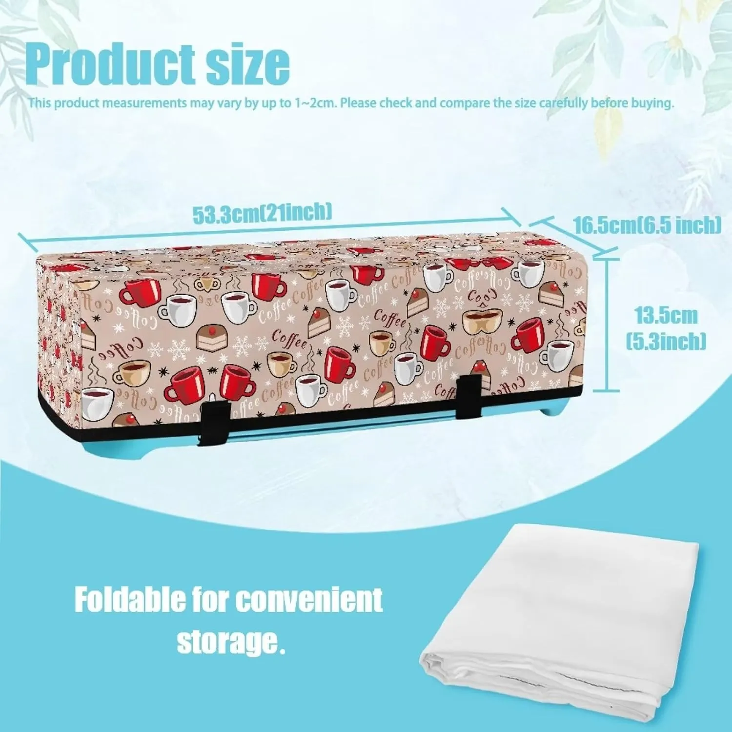 Coffee Carrying Case Cover Dust Cover Stain Resistant Durable Organizer Accessories with Pockets Lightweight Waterproof Cutting Machine Accessories
