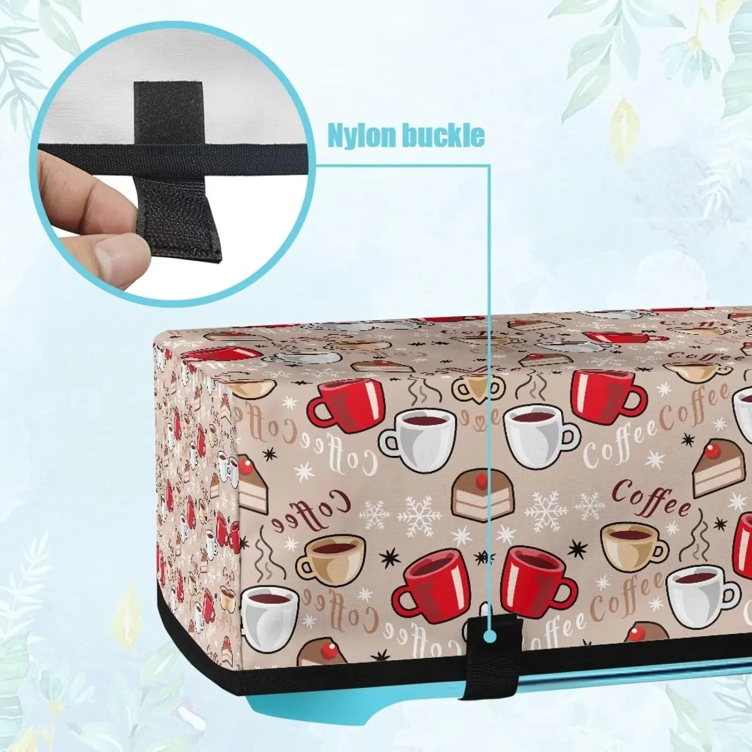 Coffee Carrying Case Cover Dust Cover Stain Resistant Durable Organizer Accessories with Pockets Lightweight Waterproof Cutting Machine Accessories