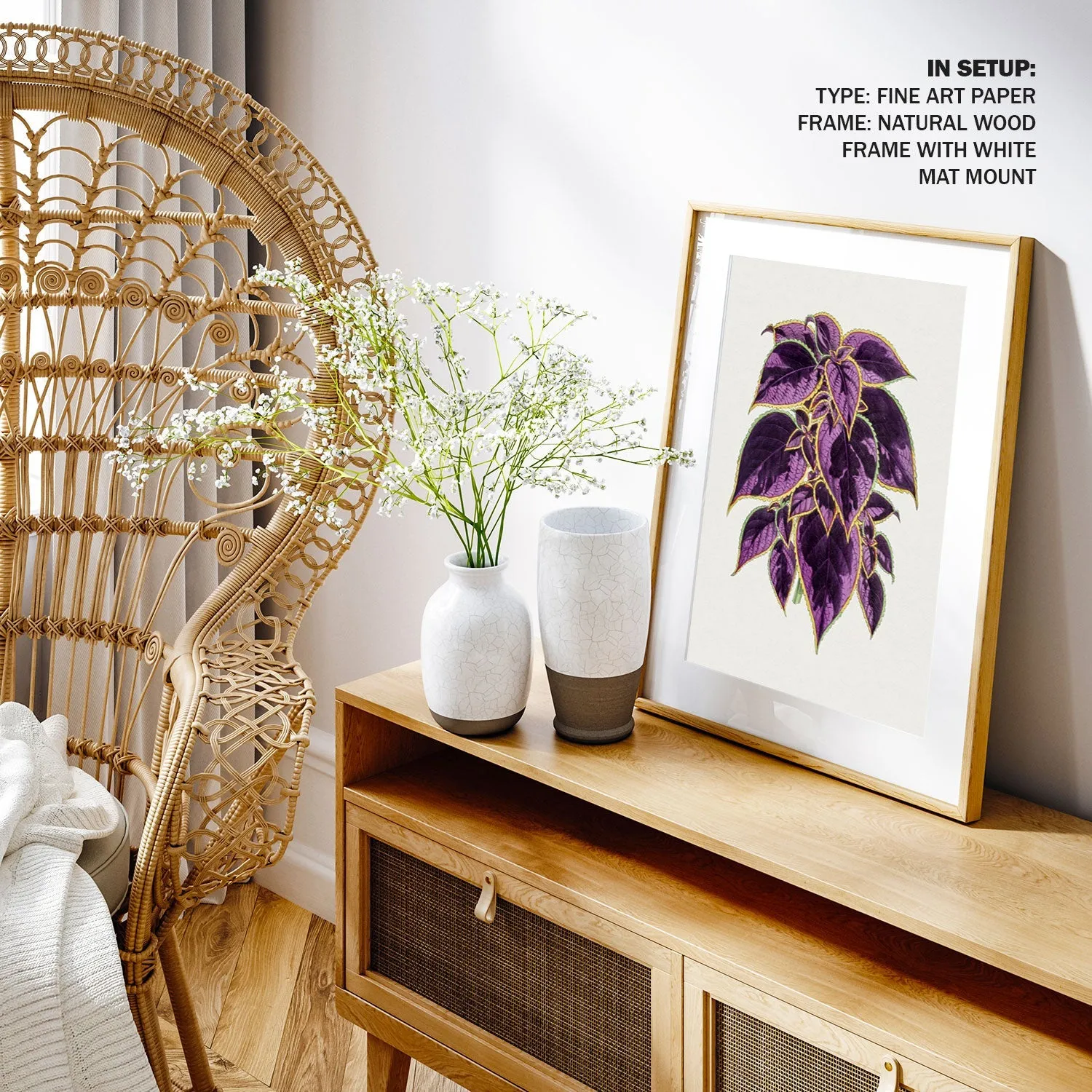 coleus plant, Botanical Flower Paintings