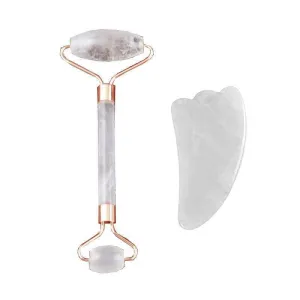 Color: Crystal Clear - Gemmalina Rock N Roll Natural Gem Rollers and Gem Stones