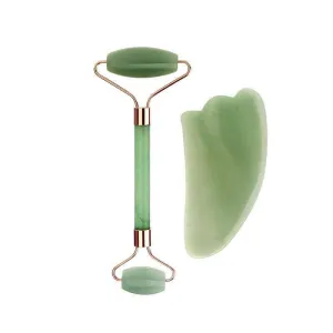 Color: Green Jade - Gemmalina Rock N Roll Natural Gem Rollers and Gem Stones To