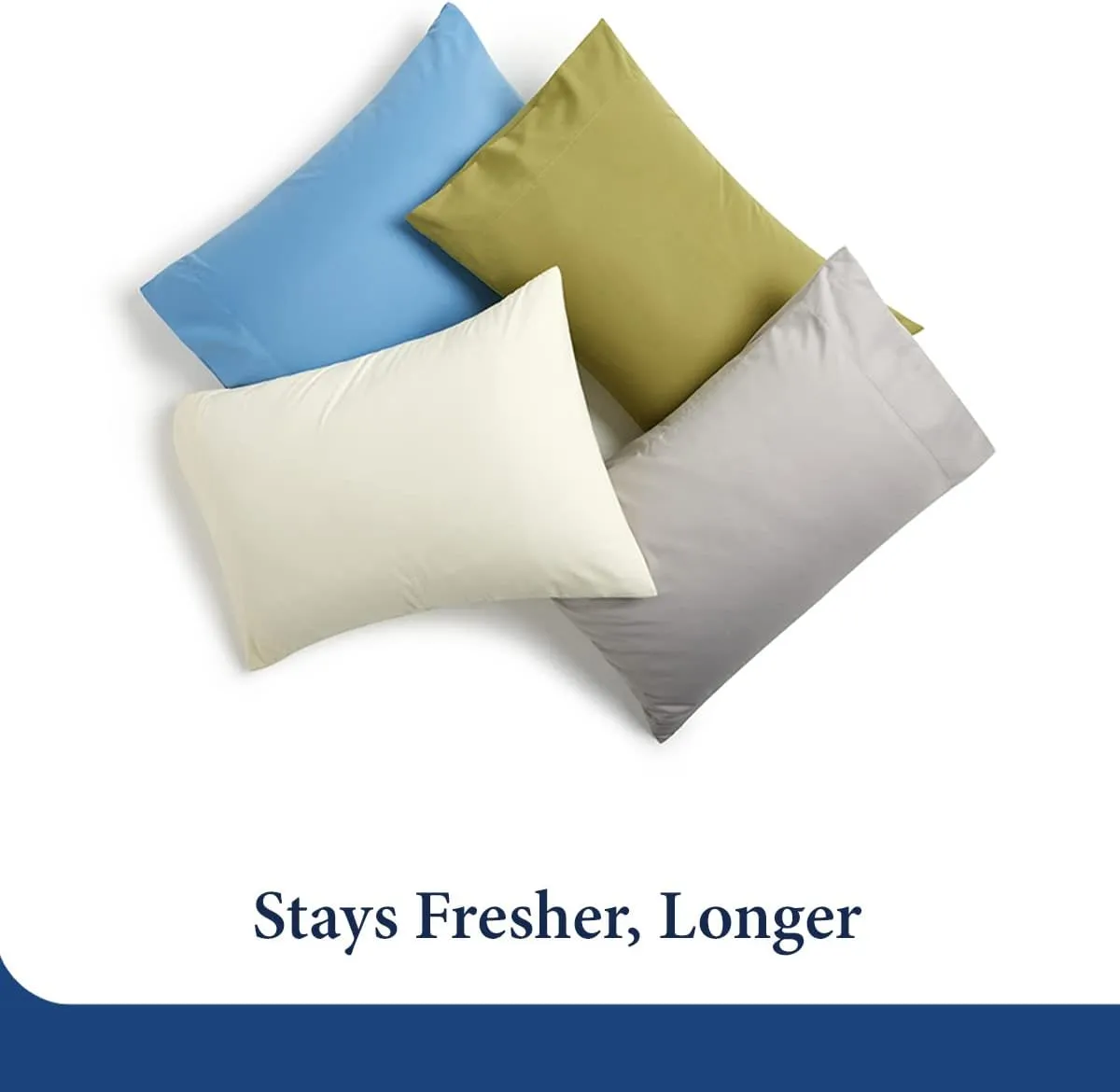 Cosy House Collection Premium Rayon Derived from Bamboo Pillowcase Set of 2 - Ultra Soft, Cooling & Breathable Bedding (King, Silver)