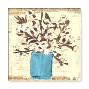 Cotton Vase Wrapped Canvas