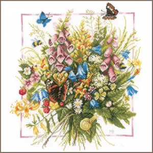 Counted Cross Stitch Kit Summer Bouquet