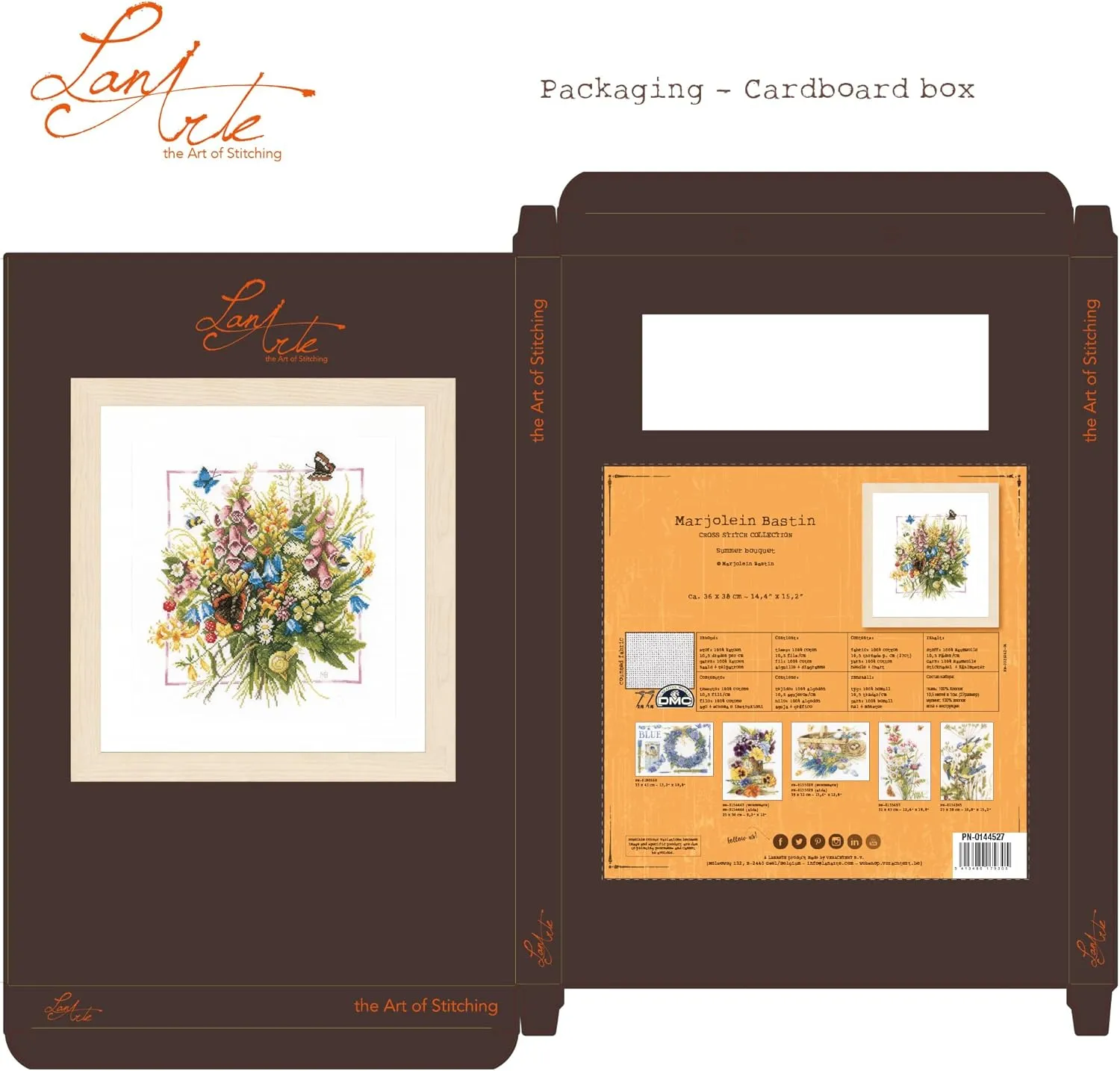 Counted Cross Stitch Kit Summer Bouquet