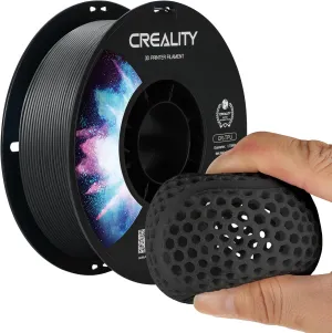 Creality TPU Filament Black, Flexible 3D Printer Filament 1.75mm 1kg, Dimensional Accuracy  /- 0.03 mm, 95A Shore Hardness Good Layer Bonding Performance for DIY Basketball Car Toy