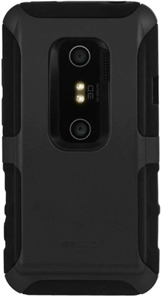 CSK3HEV3DX-BK DILEX Extended Case for Seidio Innocell Extended Batteries for use with HTC EVO 3D - Black