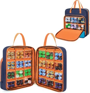 CURMIO Carrying Case Compatible with Bakugan Figures, Portable Toy Storage Bag Compatible with Bakugan Battle Brawlers, Bag Only