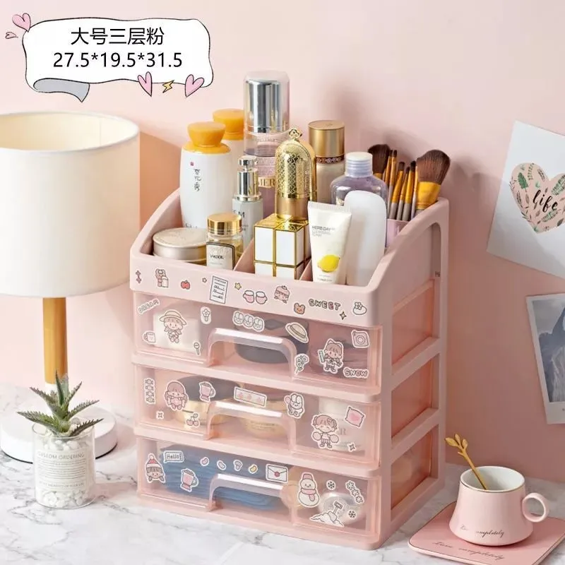 Cute Cosmetic Storage Box Organizer